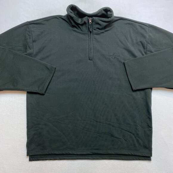 Universal Studio Fleece Sweatshirt Mens 3XL Black 1/4 Zip Embroidered Pullover - Picture 1 of 11